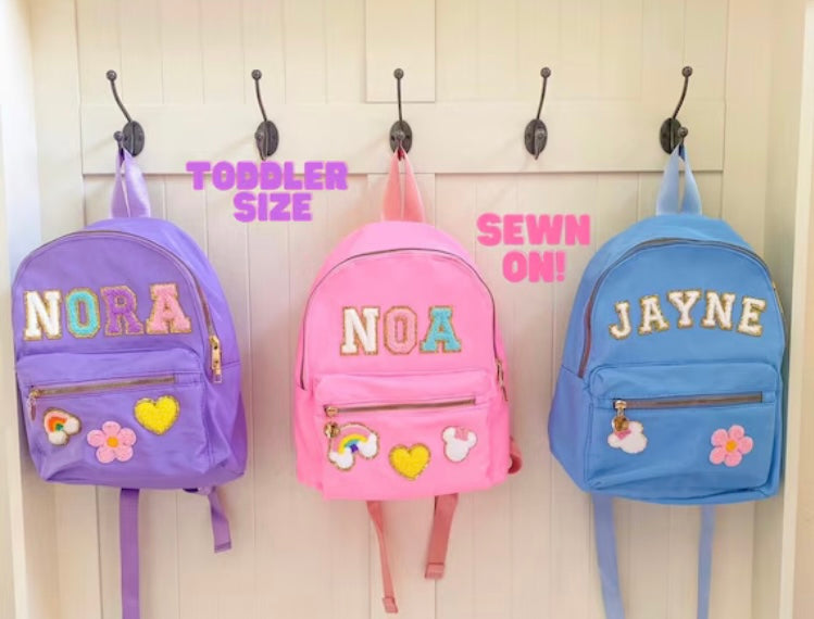 Patch Party Personalised Backpack!!