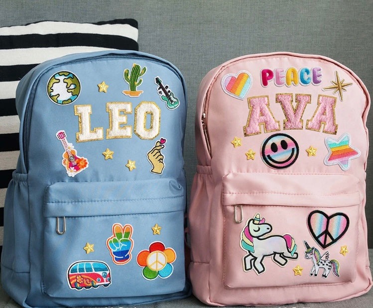 Patch Party Personalised Backpack!!