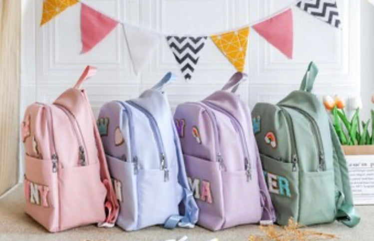 Patch Party Personalised Backpack!!