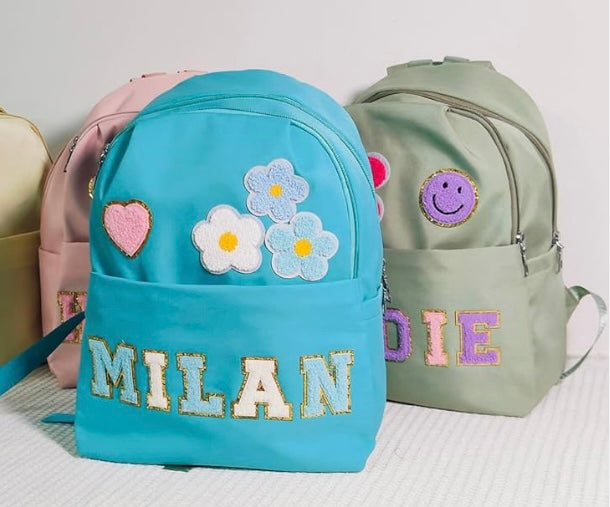 Patch Party Personalised Backpack!!