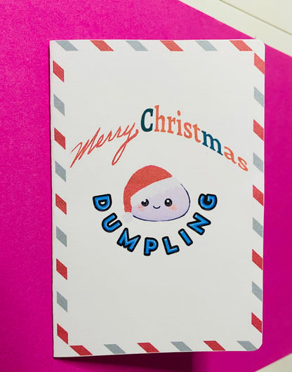 Pack of 6 - Dumpling Christmas Cards