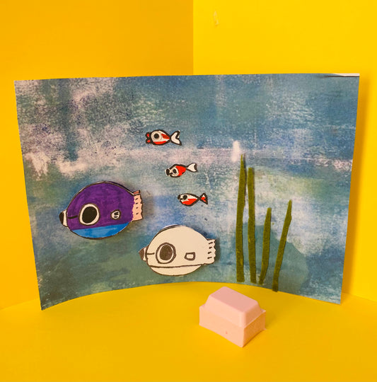 Squishy Fishy Craft Kit - comes with mini squishy