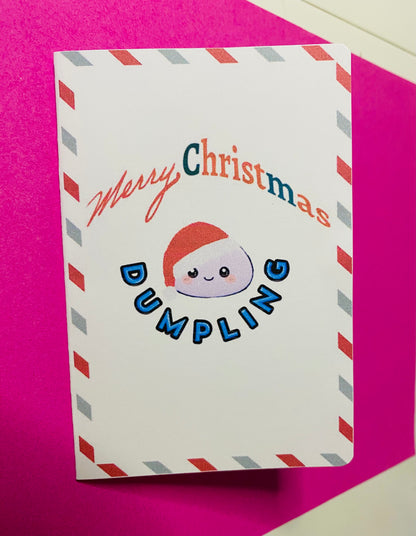 Pack of 6 - Dumpling Christmas Cards