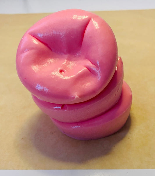 Pink Round Squishy Marshmallow - Slow Rising
