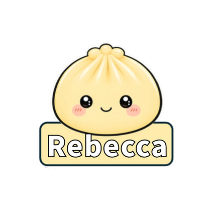 Personalised Mini Squishy Dumpling White Sweatshirt