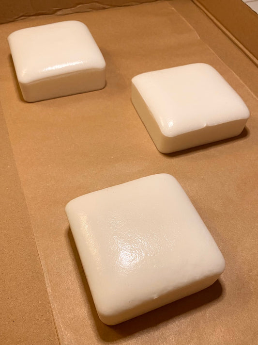 White Marshmallow Square Squishy Pillow - Slow Rise