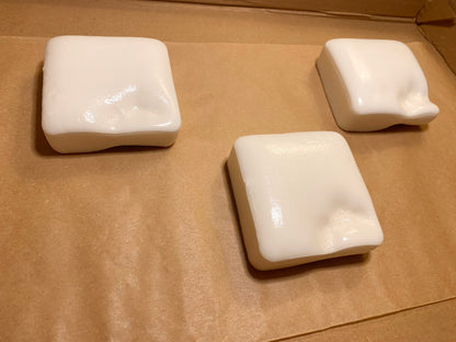 White Marshmallow Square Squishy Pillow - Slow Rise