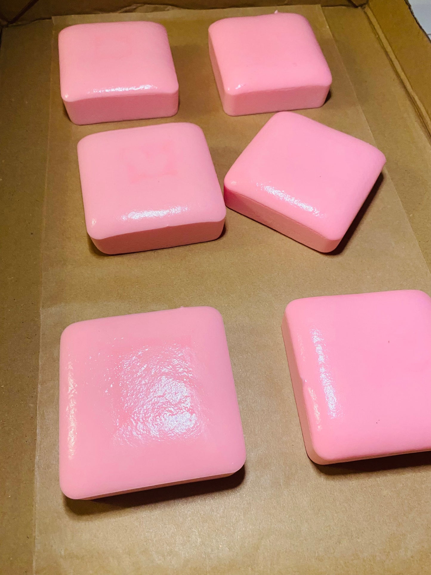 Pink Marshmallow Square Pillow Squishy - Slow Rise