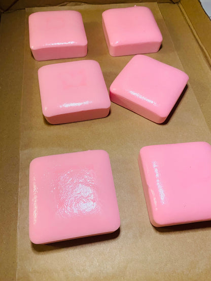 Pink Marshmallow Square Pillow Squishy - Slow Rise