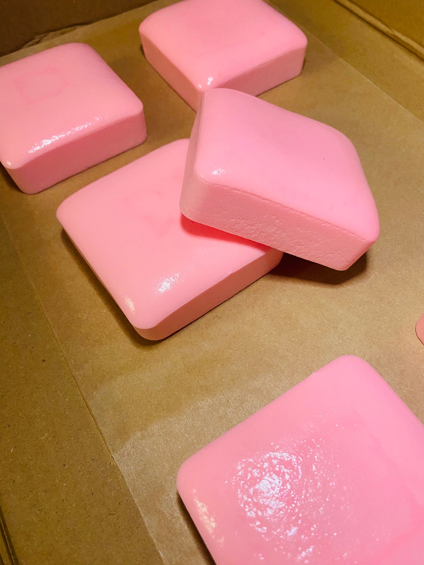 Pink Marshmallow Square Pillow Squishy - Slow Rise