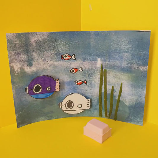 Squishy Fishy Craft Kit - comes with mini squishy